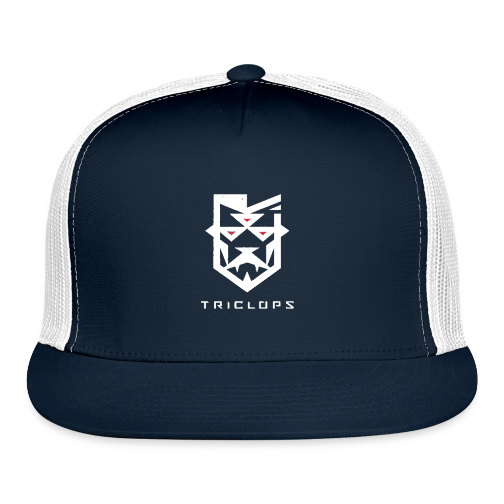 Trucker Cap - navy/white