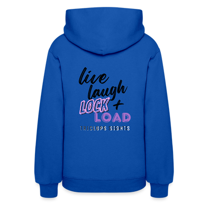 Live Laugh Lock + Load Hoody - royal blue
