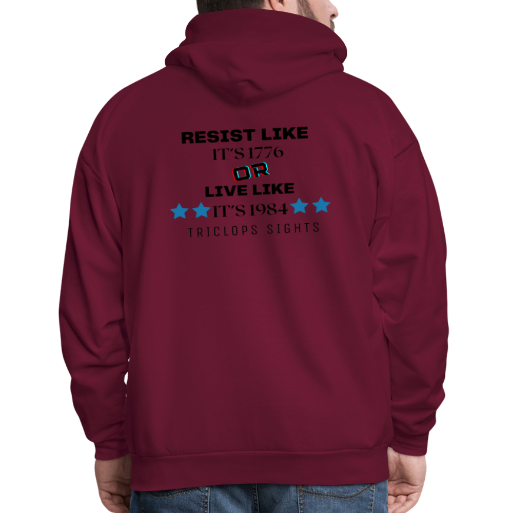 Resist Hoody - burgundy