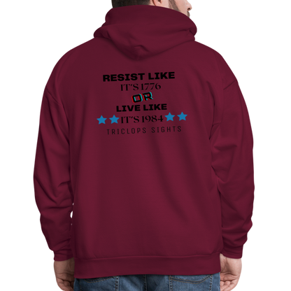 Resist Hoody - burgundy