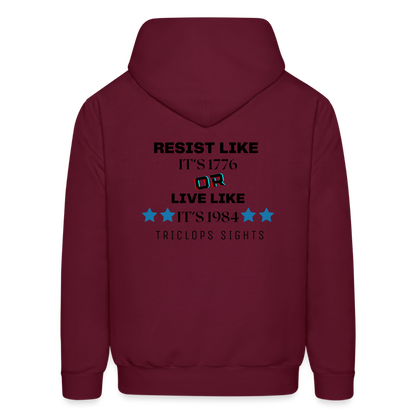 Resist Hoody - burgundy